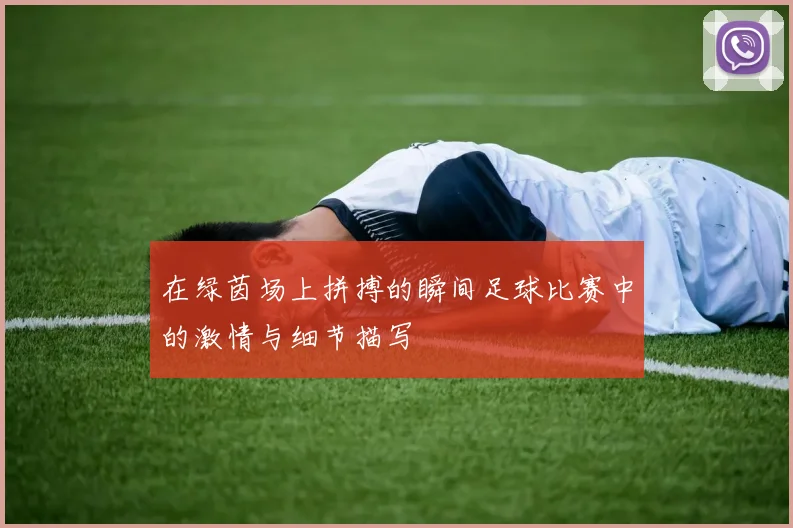 在绿茵场上拼搏的瞬间足球比赛中的激情与细节描写